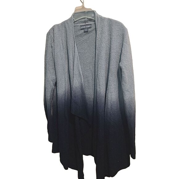 Barefoot Dreams Gray Ombre Calypso Wrap Cardigan S/M - Picture 2 of 6
